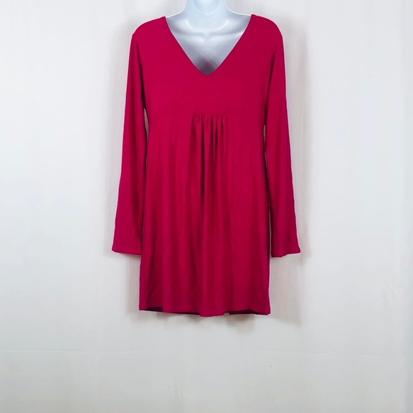 Body Fit V-neck long sleeve minidress L - Picture 2 of 12